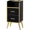 Activeshop Kirpėjo reikmenų spintelė Gabbiano Trix Gold Juodas