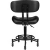 Activeshop Kosmetologinė meistro kėdutė GABBIANO HAIRDRESSER STOOL FLORENCE Juodas