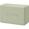 Gaiam Kostka do jogi su pianki Vintage Žalias Gaiam 23 x 7 x 15 cm žalia
