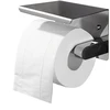Galicja Laikiklis na papier toaletowy su półką chrom sidabrinė do łazienki toalety wc