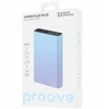 Galingas kelioninis išorinis akumuliatorius 2in1 10000mah 22.5w USB USB-A + USB-C Type-C Proove / Pbf122120009 / Hyper Flux Plus / Mėlynas