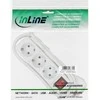 Intos InLine 3 dalių ilgintuvas, 3 m, baltas