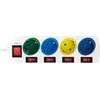 LogiLink 4 lizdai 1,5 m spalvos