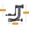 Galva Kf Panoraminė galvutė Pro Gimbal 20kg 1 / 4 3 / 8 K &amp; f Concept / Kf 31.033