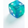Gamegenic Gamegenic: Galaxy Series – D6 kauliukų rinkinys (16 mm) – Neptūnas