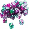 Gamegenic Gamegenic: Galaxy Series – D6 kauliukų rinkinys (12 mm) – Aurora