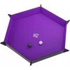 Gamegenic - Magnetic Dice Tray Hexagonal Juodas/Violetinė