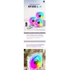 Gamemax Case Fan | KF300 BK | Juodas