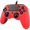 NACON PS4OFCPADRED žaidimų valdiklis Žaidimų pultelis PlayStation 4 Analoginis / skaitmeninis Raudona
