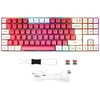 GAMIAC TKL90G Klaviatūra žaidimams, Kailh Raudona - baltas/red