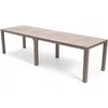 Garden4You Keter Sodo stalas Julie Double Table (2 konfigūracijos) smėlio spalvos