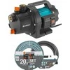 Gardena sodo vandens siurblys 3000 l/val., 600 W, 3,5 m siurbimo rinkinys, Classic 20 m žarna, 09011-47
