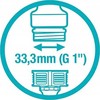 Gardena 18222-20 Maišytuvo varžtas 33,3 mm (G 1")