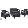 Lauko baldų komplektas Gardena Sodo baldų komplektas Bahamas Set pilkas 7290106930476