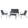 Lauko baldų komplektas Gardena Outdoor furniture set Rivet KD. juodas