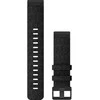 Išmaniojo laikrodžio Garmin greitai atsegamas, nailoninis dirželis, Juodos spalvos, 22mm