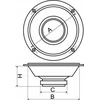 Dibeisi Garsiakalbis 8" DBS-G8001 8 omų