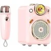 Divoom Thumbs Up Nykščiai aukštyn! kolonėlė "Fairy OK" Bluetooth inkl. Mikro rosa – garsiakalbis