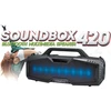 Rebeltec mėlynos spalvos bluetooth garsiakalbis SoundBOX 420 juodas