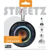 S110 permatoma Streetz Nešiojama kolonėlė Bluetooth, 5W / S110-BLK / 6612077