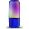 V-tac 6W Bluetooth kolonėlė su LED šviesomis, mėlyna, USB ir TF vieta, DC:5V