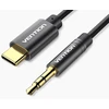 Garso laidas 3,5 mm į USB-C / 1,5 m, juodas BGABG VENTION