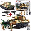 Vokietijos Panther Tank 725 El Modelis 2in1 Sluban Blocks Army Military B0859