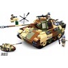 Vokietijos Panther Tank 725 El Modelis 2in1 Sluban Blocks Army Military B0859