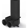 Kondicionierius Komponentum Antistatinė SLIM difuzoriaus dėžutė D125-2X75 mm