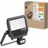 Ledvance 27-41W LED prožektorius FL 50 GEN4, juodas, 4000K, IP65, su judesio davikliu