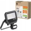 Ledvance 11-17W LED prožektorius FL 20 GEN4, juodas, 4000K, IP65, su judesio davikliu