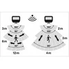 Ledvance 11-17W LED prožektorius FL 20 GEN4, juodas, 4000K, IP65, su judesio davikliu