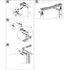 Geberit Duofisting Basic Sienos montavimo rinkinys (111.813.001)