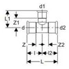 Geberit Mapress C- Stahl sumažina 54 x 22 x 54mm (21223)