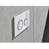 Geberit Sigma21 wc mygtukas, baltas stiklas/chromas