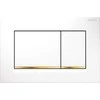 Geberit taustiņš Sigma30, 246x164 mm, balts/zelts/balts