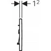 Geberit akto plokštelė Sigma30. 246x164 mm. baltas matinis lengvai valomas padengtas/baltas