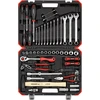 PIECES GEDORE raudonas Lizdų rinkinys 1/2 Auto Universal 61 vnt