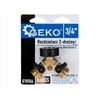 Geko Skirstytuvas 2 krypčių čiaupui GW3/4'' x 2 GZ3/4'' su rutuliniais vožtuvais (10/60)