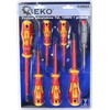 Geko 7 dalių atsuktuvų rinkinys. 1000V + testeris modelis Nr. 1 (24)