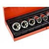 Geko 9el.kpl.nasadek torx E10-24,1/2''GEKO,dėklas(20)
