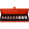 Geko 9el.kpl.nasadek torx E10-24,1/2''GEKO,dėklas(20)