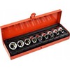 Geko 9el.kpl.nasadek torx E10-24,1/2''GEKO,dėklas(20)