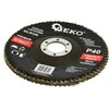 Geko atvartas diskas "SILICONE" 125mm P40 (G78411)