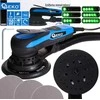 Geko bešepetis atsitiktinis orbitinis šlifuoklis 150 mm 350 W su greičio reguliatoriumi (6)