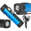 Geko Daugiafunkcis žibintuvėlis su magnetu + UV LED COB 5W 2000mAh 300lm IP54 – demonstracinė dėžutė (12/96)