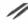 Žymeklis Geko Permanentinis dvipusis Juodas, 1mm/0.5mm