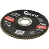 Geko Flap diskas "SILICONE" 125mm P60 GEKO PREMIUM (10/200)