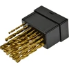 Grąžtas Geko grąžtų rinkinys Grąžtų rinkinys, titanas, 19 vnt., 1-10 mm, plastikinė dėžutė (50)