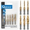 Geko HSS M3-M10 6 dalių šešiakampių srieginių grąžtų rinkinys (20/100)